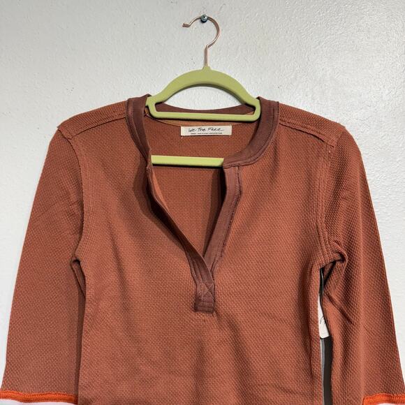 Free People Autumn Combo Mikah Layering Cuff Top Sz S NWT - Picture 3 of 13